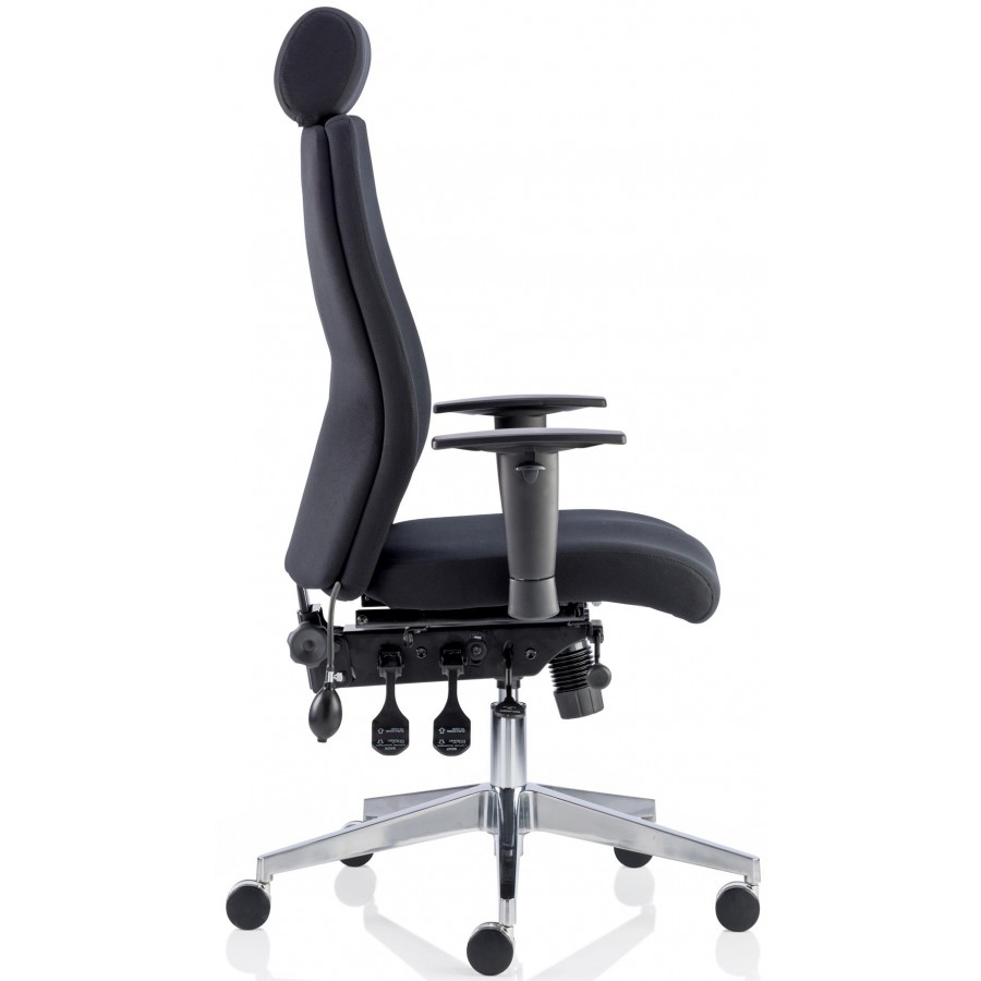 Chiro Curve 24 Hour Fabric Posture Office Chair 